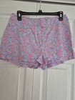 GIRLS BOARD SHORTS/BEACH WEAR SIZE MEDIUM BY CHATTERS  BLUE & PINK  — photo 1