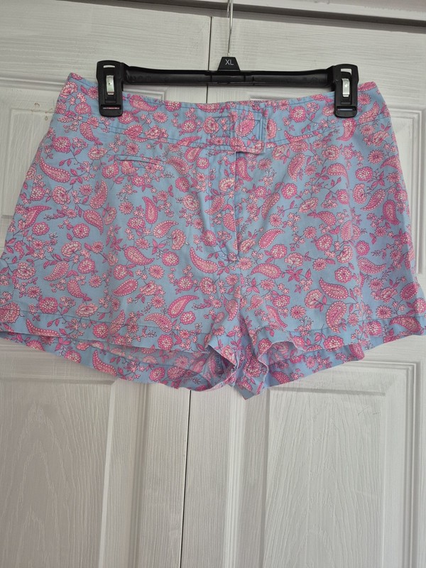 GIRLS BOARD SHORTS/BEACH WEAR SIZE MEDIUM BY CHATTERS  BLUE & PINK 