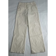 Pilcro Anthropologie Wide Leg Jeans Pants Trousers Women's 30 Ivory High Rise