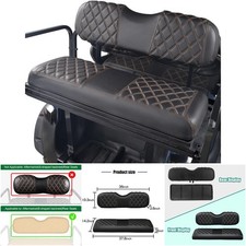 Golf Cart Seat Covers Club Car Precedent DS EZGO RXV TXT Yamaha Drive Rear