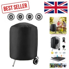Image of All-Weather Kettle BBQ Cover - Tough 420D Fabric, Ideal for Outdoor Grilling