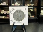 1918D WALKING LIBERTY HALF DOLLARS 90% SILVER US 50C COIN