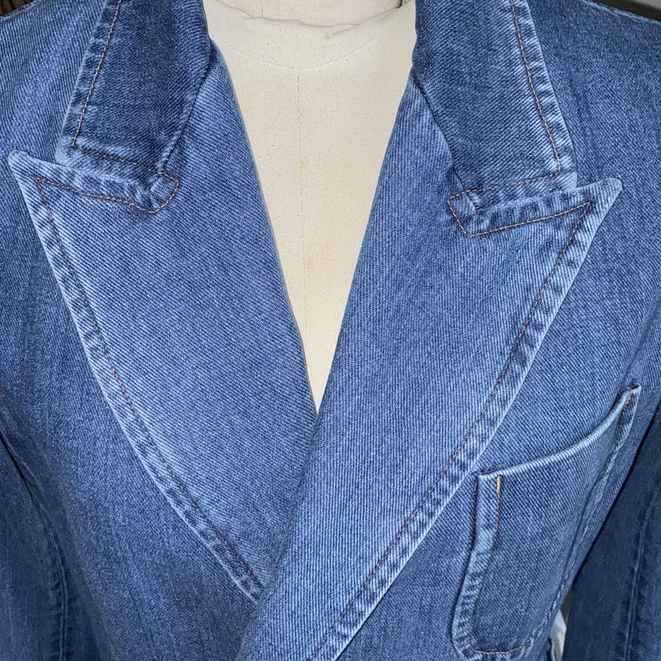 Polo Ralph Lauren Denim Blazer • NWOT • Timeless double-breasted classic” - Image 4 of 4