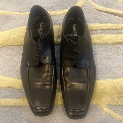 Men s Russell and Bromley Black Dress Shoes Size 42