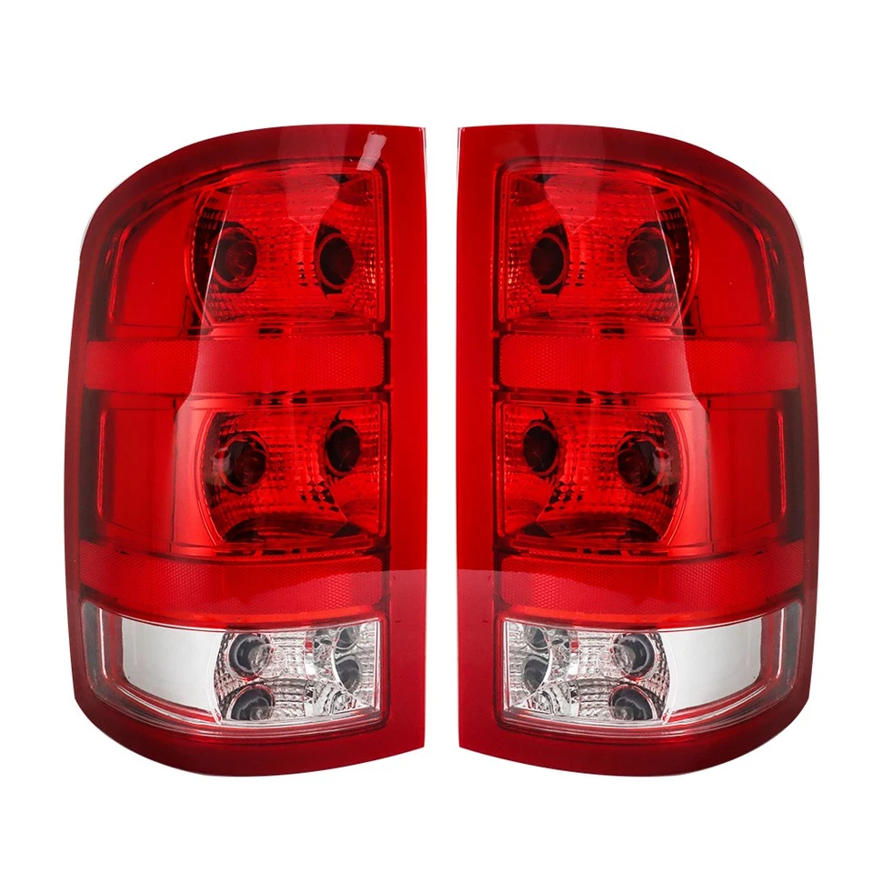 Tail Lights For GMC Sierra 1500 2500 3500 HD 2007-2013 Left+Right Halogen Type Foto 4 de 4