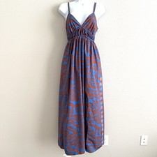 Nine West Maxi Dress Womens Small Resortwear Maximalism Preppy Party Beach