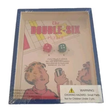 The Double Six RJ Series Retro 1930 Puzzles World Market 2012 New Factory Sealed