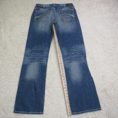Ariat M6 Slim Boot Jeans Mens 36x38 Blue Denim Straight Leg Western Cowboy - Picture 6 of 14