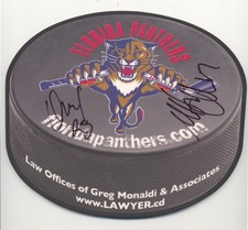 Florida Panthers - Lee Goren/Matt Cullen Autographed 8