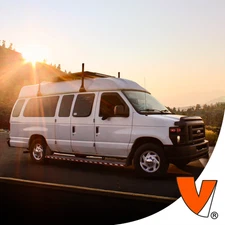 Conversion Vanlife Adventure Custom 2 Bar Steel Roof Rack  BLACK by Vantch USA