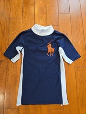 NWT Polo Ralph Lauren Boys Swim Shirt Rush Guard Beach Board Big Pony S 8