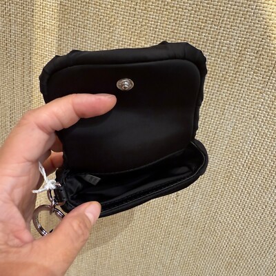 Tory Burch Britten Nylon Puffy Card Case Coin Wallet Pouch 164595