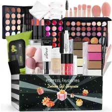 Best-Selling Makeup Full Set Gift Box All in One Eye Shadow Brow Liner Concealer