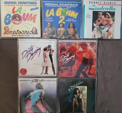 La Boum 1+2/Cinderella/Dirty Dancing 1+2/Footloose/Flashdance - 7 CDs-Soundtrack