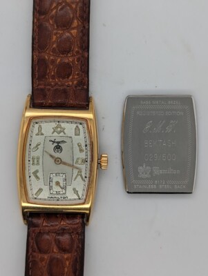 Hamilton 6172 Registered Edition Masonic Watch 029/100 | eBay