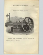 1905 PAPER AD Vim Sub Base Automatic Ball Engine Co Erie PA Single Cylinder