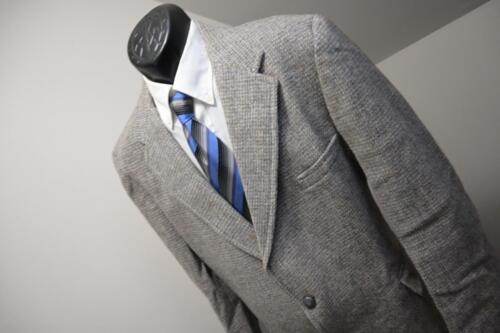 Harris Tweed Handwoven Scottish Wool Blazer Sports Jacket Made In USA Mens 44 R - Picture 2 of 13