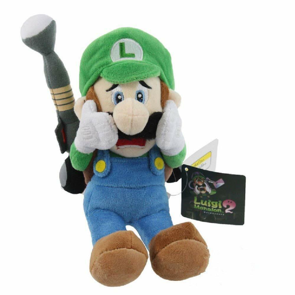 Super Mario Bros Luigi's Mansion 2 Luigi Plush Doll 6 inch Stuffed Animal  Toy