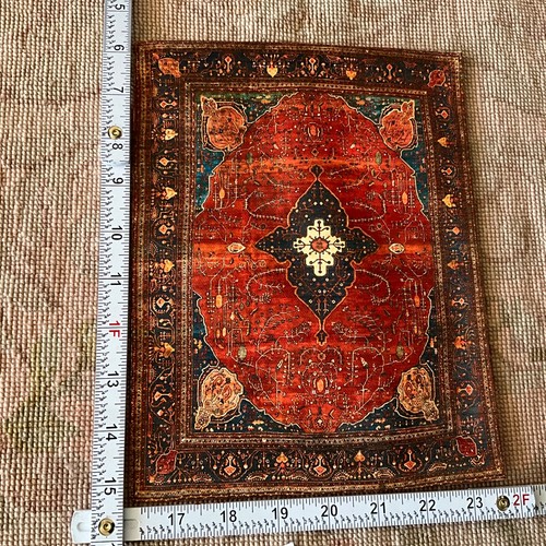 Pat Tyler Dollhouse Miniature Cotton Canvas Floor Cloth Covering Rug Carpet 1886 - Picture 2 of 5