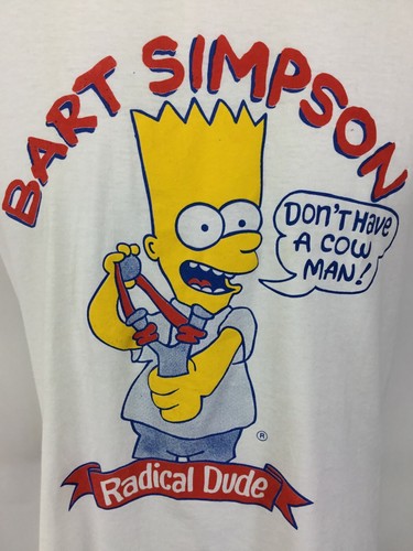 Vintage 1990 Bart Simpson Don't Have A 