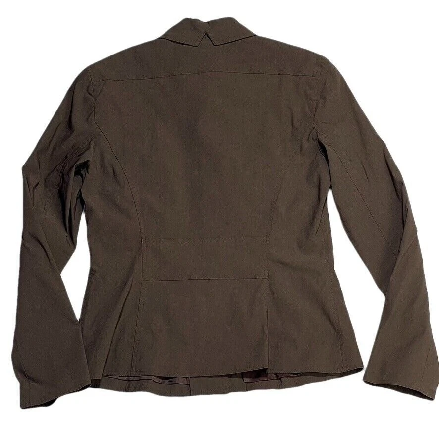 Chaqueta Blazer Geronimo By Stephen DiGeronimo Mujer Marrón Talla 12 Mezcla de Algodón Foto 2 de 4