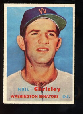 1957 Topps #320 Neil Chrisley EXMT **GREAT COLOR** | eBay