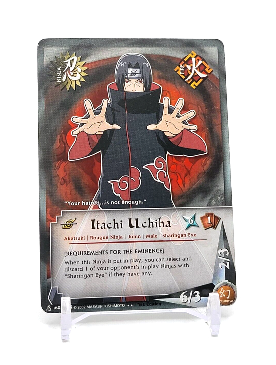 Itachi Uchiha - N-US037 - Rare - 1st Edition Eternal Rivalry NM/LP