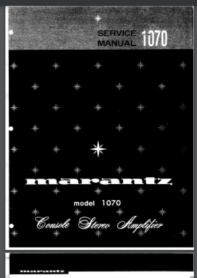 Vintage Marantz 1070 Integrated Amplifier in Great for sale online