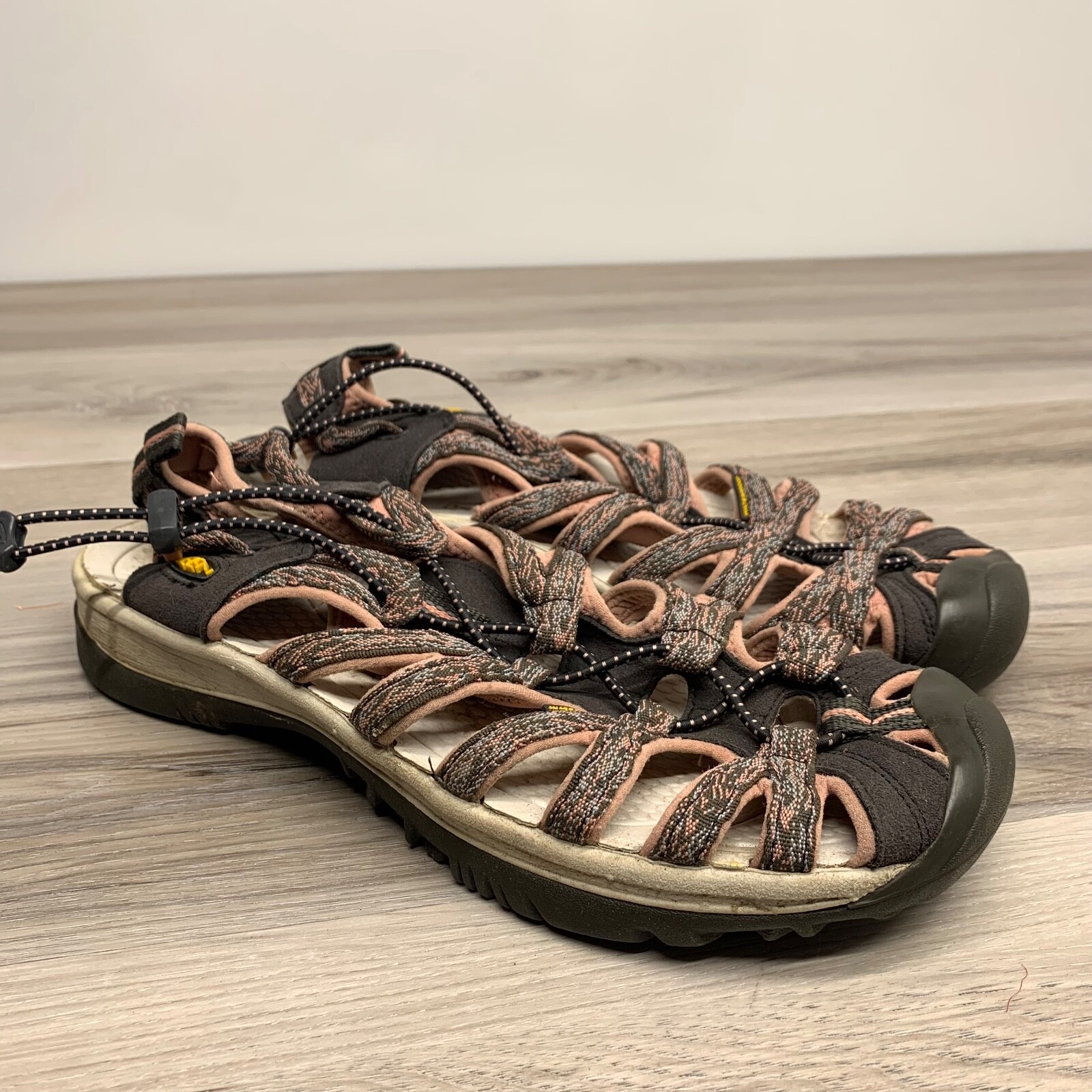 Sandali Keen Donna 10 5 Whisper Acqua Escursionismo 1016244 Marrone Rosa Cordino