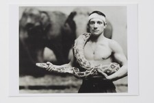 RICHARD AVEDON: Emilien Bouglione, 1955, rara cartolina artistica