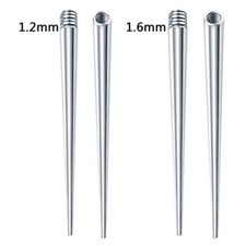 2X Internal  External Thread Puncture Guide Needle Surgical Steel Piercing Tool