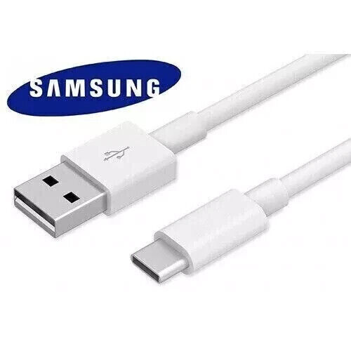 Genuine Fast Charger Cable Lead For Samsung Galaxy A20 A40 A50 A70 A8 A9 USB-C - Picture 1 of 3