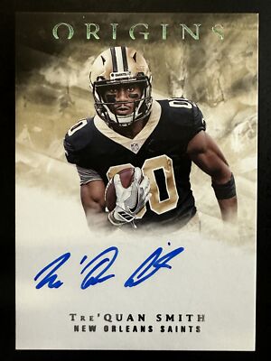 Tre'Quan Smith 2018 Panini Origins Rookie Autograph New Orleans Saints #RA-TS