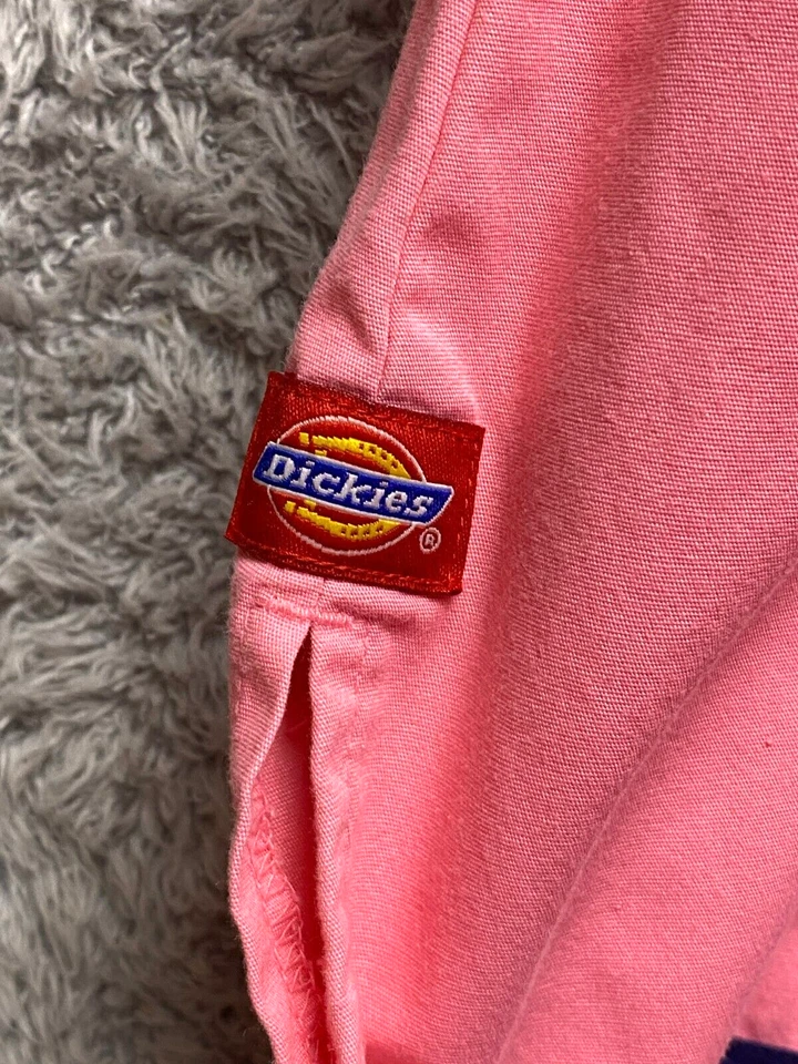 Blusa Médica Dickies Para Mujer 2X Ropa de Trabajo Sólida Enfermera Camisa Cuello en V Plus Foto 3 de 4