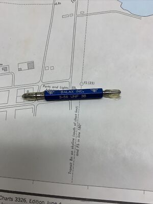 3-56 UNF-3B ~ Thread Plug Gage ~ Go Not-Go - .099 - 56 ~balax