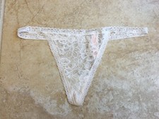 VICTORIAS SECRET lace thong panties size XL