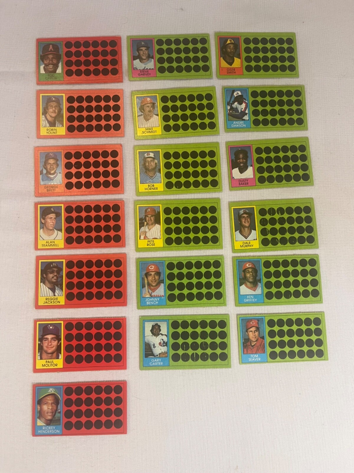 Vintage 1981 Topps Scratch Off Baseball Cards Lot OVER 100 Cards Many HOF eBay