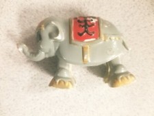 Vintage 1950's Plastic Walking Ramp Toy 3" Circus Elephant - Made In Hong Kong