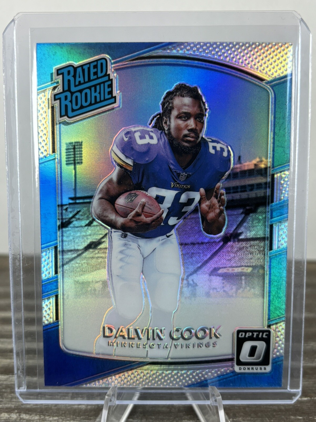 2017 DALVIN COOK NFL Donruss Optic Holo Silver RATED ROOKIE #193 RC Vikings