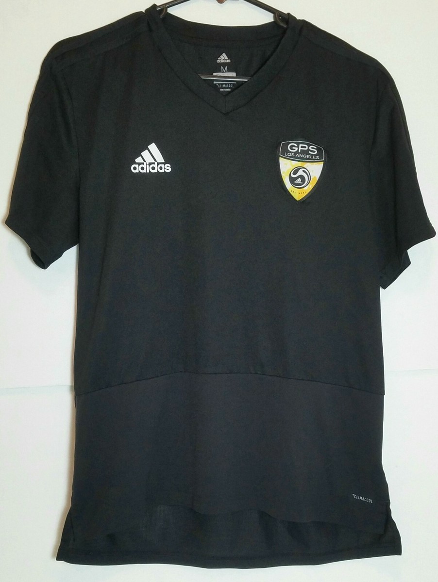 Adidas Climacool Global Premier Soccer GPS Black Jersey
