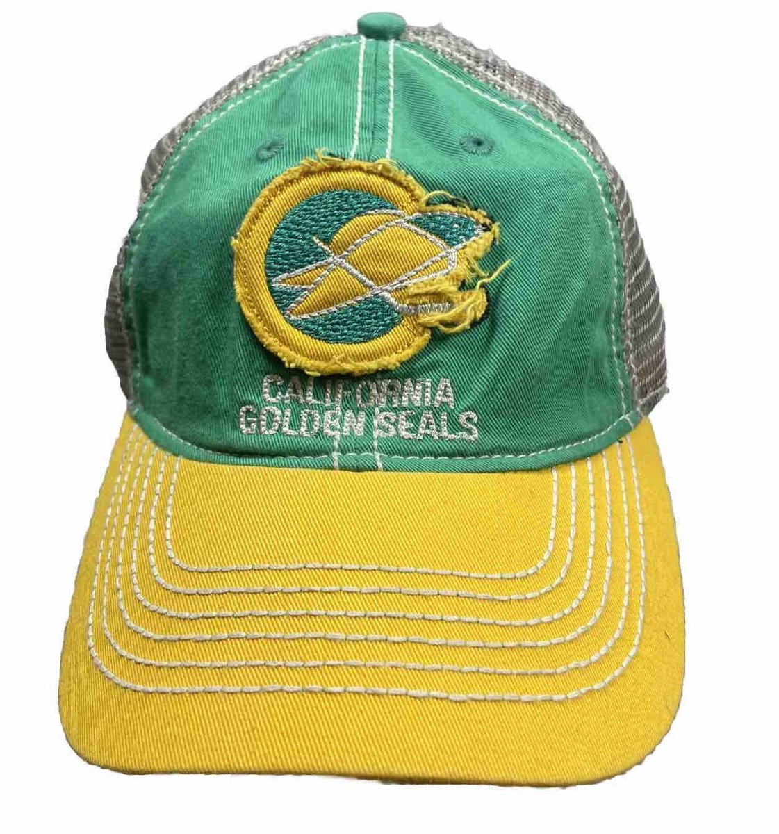 CCM PRO OK'd [SR SnapBack] NHL Hat California Golden Seals Green - Main Image