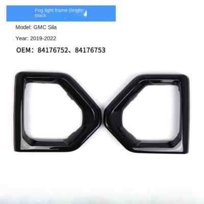 For 19-22 Chevrolet GMC Sierra Lower Mesh Grille Fog Light Frame Cover ...
