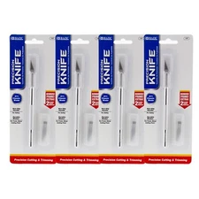 4 PK Precision Blade X-acto Cutter Knife Non-Slip Handle Arts Craft Cutting Tool