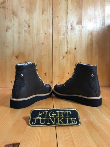 NEW! KODIAK SCOTIA MOCC VAMP Women Size 6.5 & 6 Leather Wedge Boots Dark Brown - Picture 30 of 36