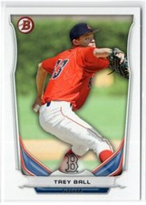2014 Bowman Prospects TREY BALL Boston Red Sox