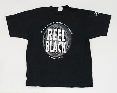 Vintage 2 Black Guys Black Film Video Network Reel Black Size XL Too Black Guys
