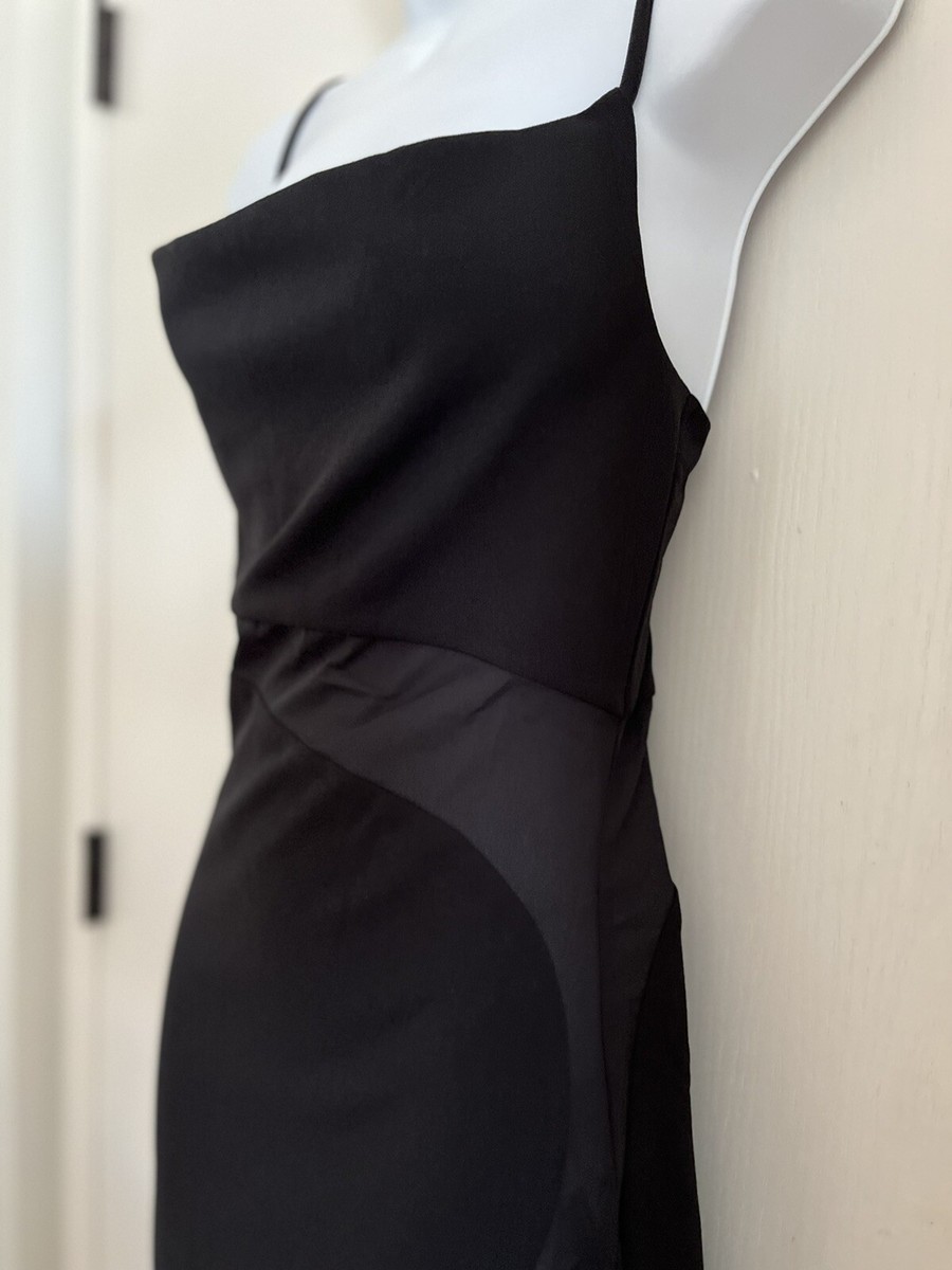 New Marthea Asymmetrical Black woman Party Cocktail dress Size XS