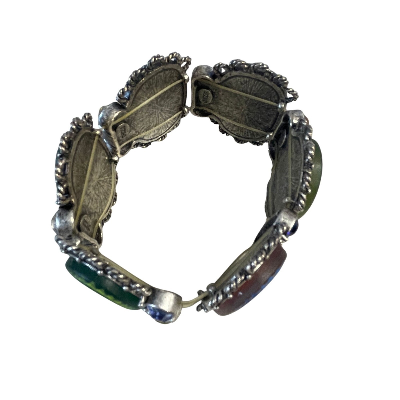 Chico's Luxor Multicolor Oval Stretch Statement B… - image 9