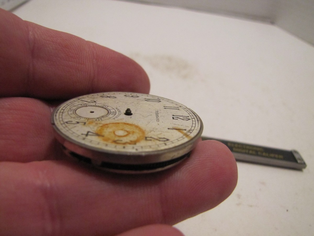 Montre De Poche Vintage New York Standard - Mécanique, Cadran 39 Mm - Pour Pièces Ou Réparation