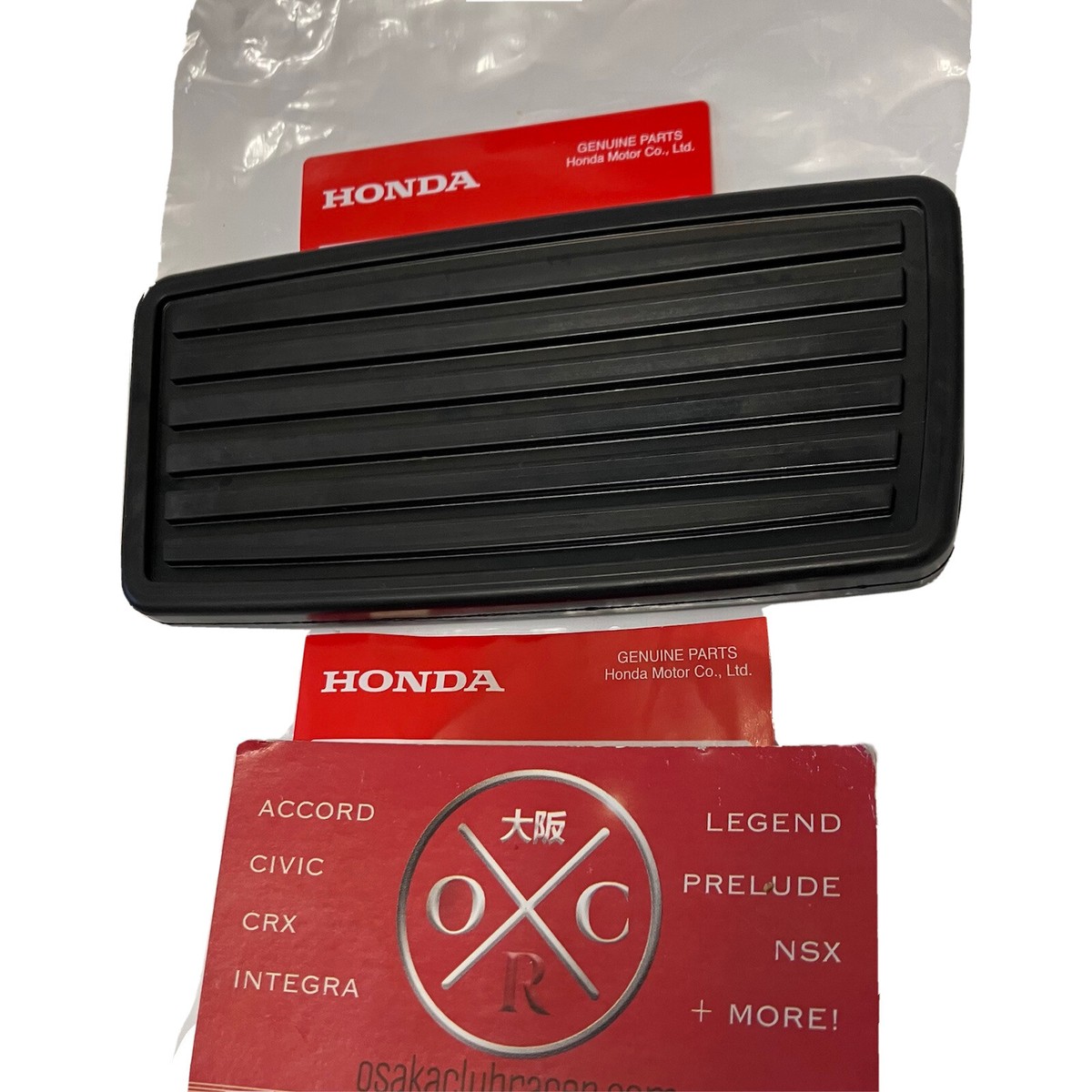 Genuine OEM 2000-06 Honda Insight Pedal Pads Clutch & Brake